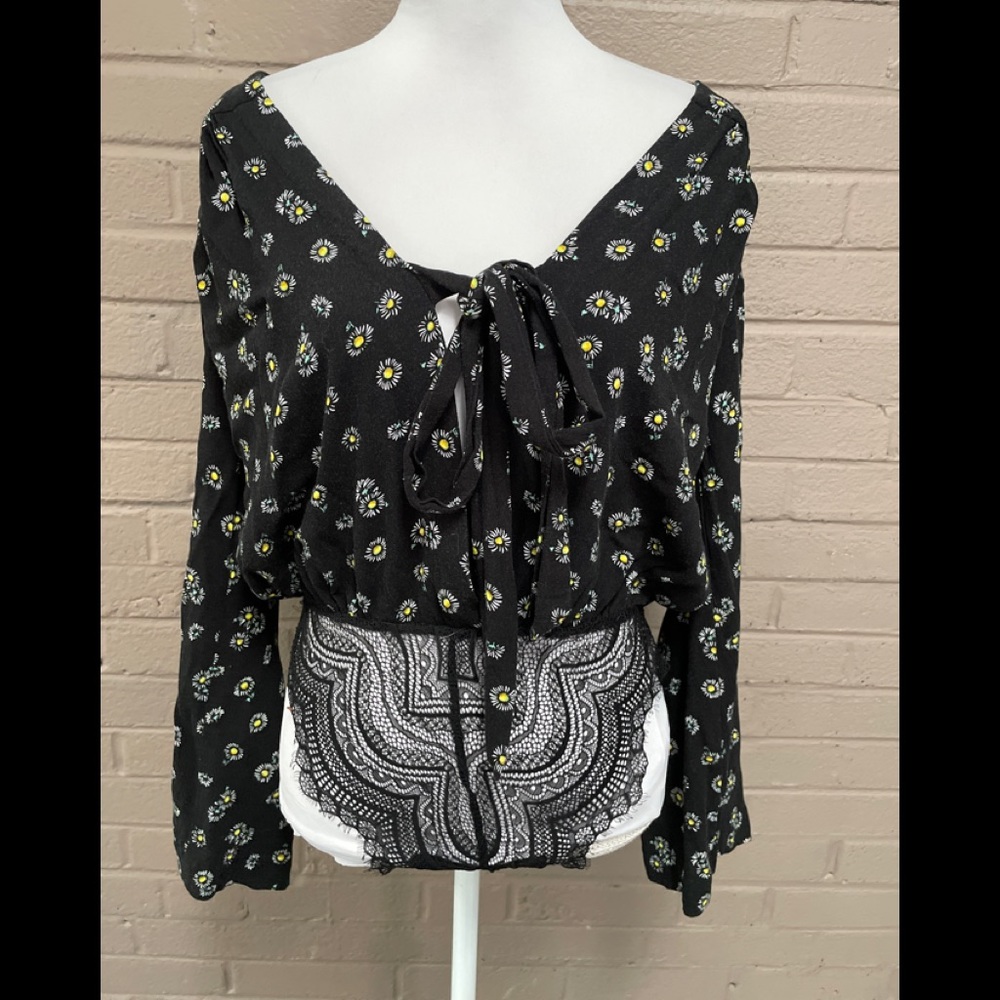 Intimately Free People bodysuit blouse M